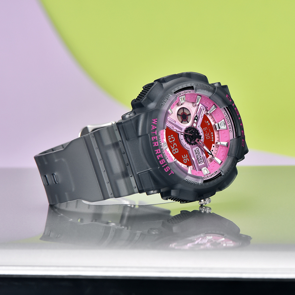 【DIGITEC 數碼科技 】MDA-3020T 多功能 穿搭 潮流款 防水 雙顯 電子 手錶