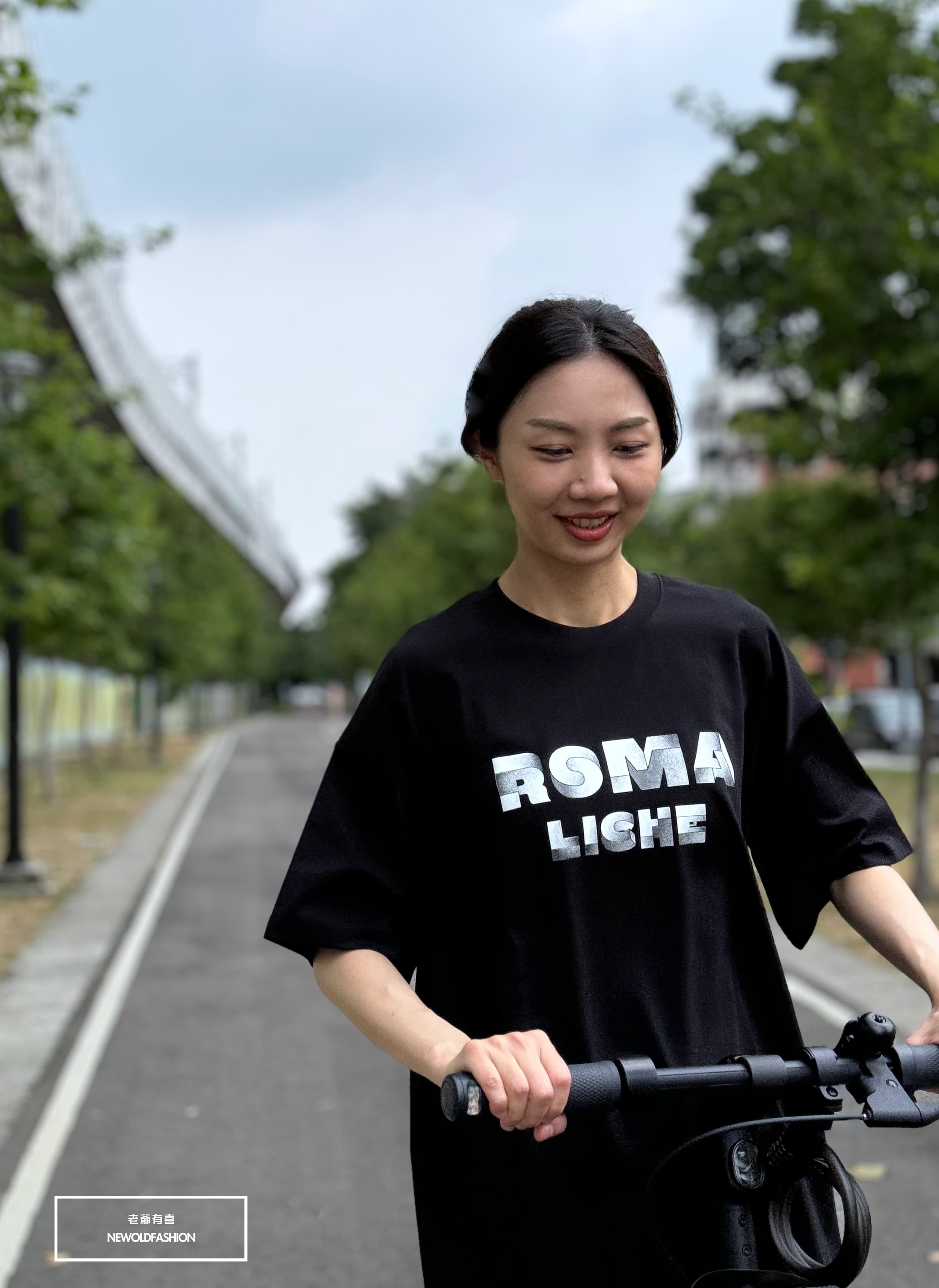 『新品上市』重磅ROMA積木英字短T(NOF2405S6010)-黑