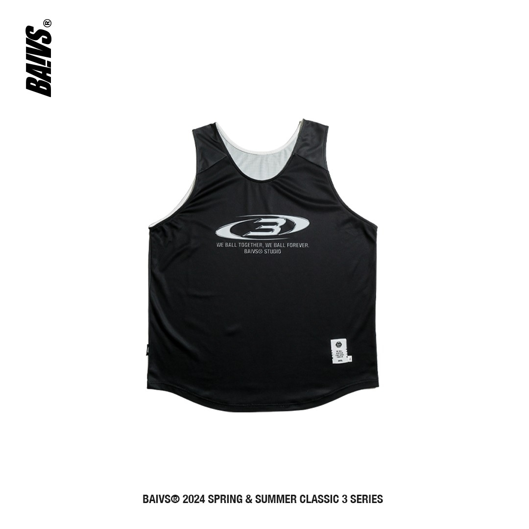 BAIVS Game Edition黑色拼接單面背心