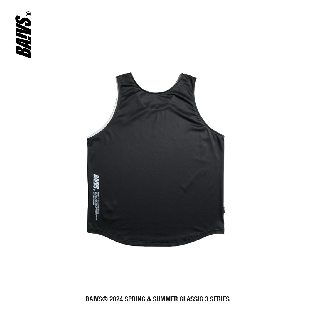 BAIVS Game Edition黑色拼接單面背心