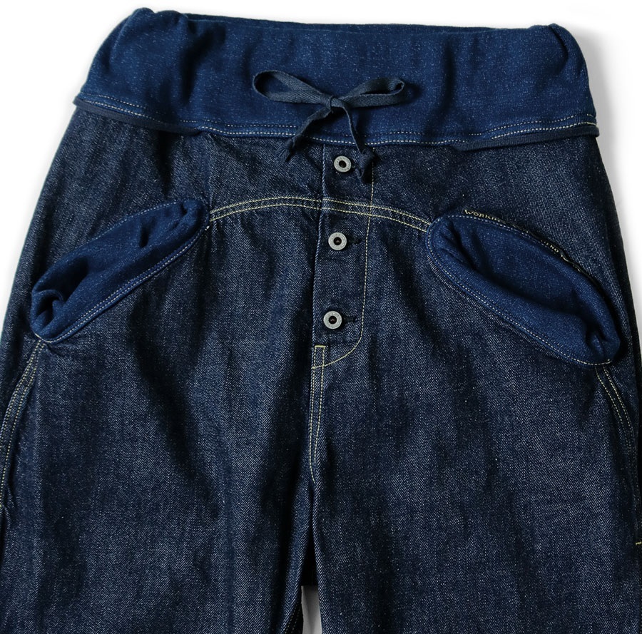 KAPITAL 11.5oz DENIM SAROUEL NOUVELLE PANTS - INDIGO PRE ORDER ITEM (預訂中)