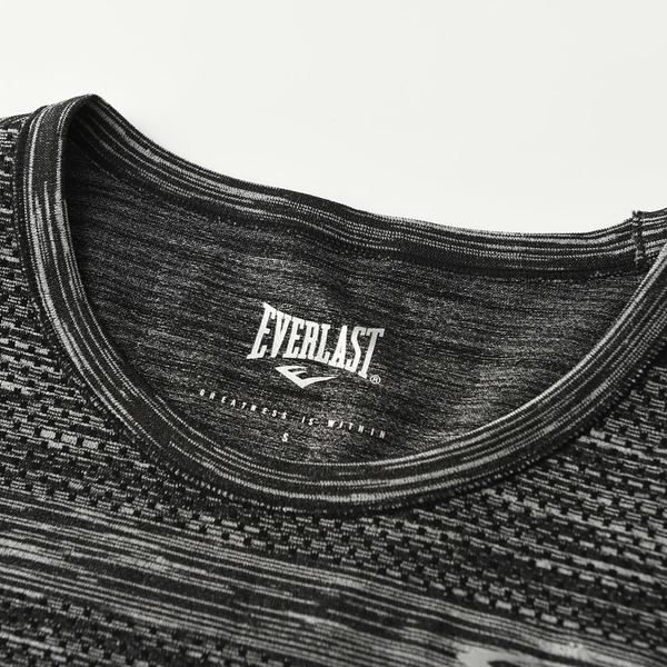 EVERLAST 短T 雪花灰/螢粉 無縫 機能 短袖 女 4822106312 4822106341