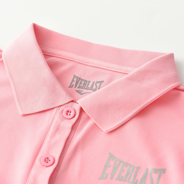 EVERLAST 短T POLO衫 粉/深藍 吸排 4822136141 4822136180