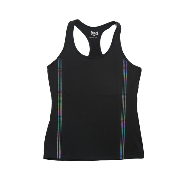 EVERLAST 黑 彩色條紋 挖背背心 韻律背心 女 4922165120