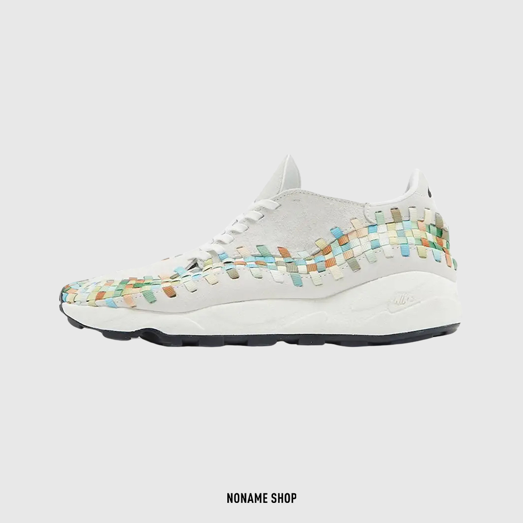 NIKE AIR FOOTSCAPE WOVEN "SUMMIT WHITE" 編織 彩虹 (女款)