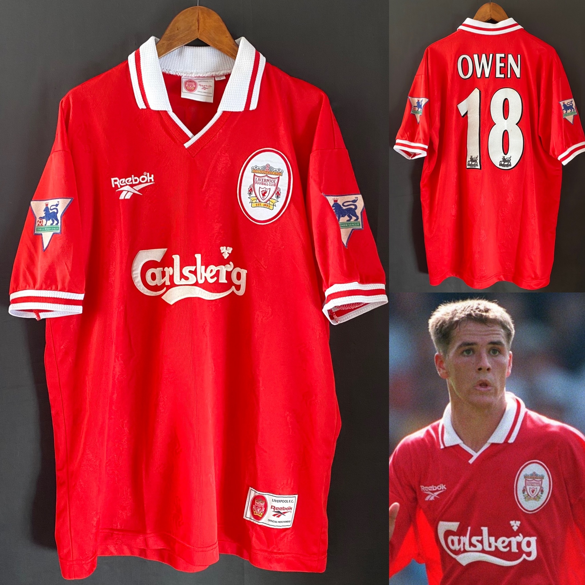 利物浦 1996-1998 Reebok 主場球衣 #10 OWEN