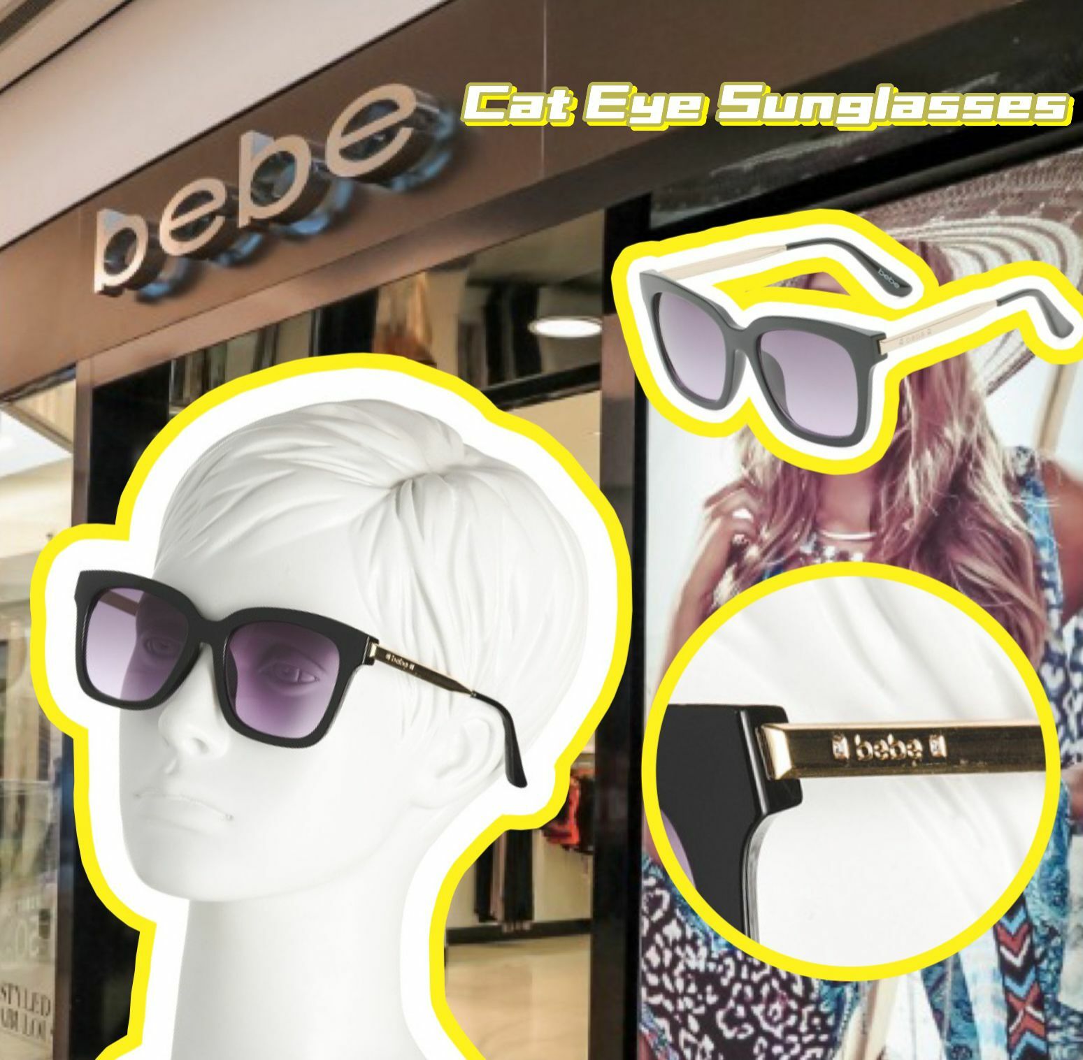 【預購】BEBE Cat Eye F071102 太陽眼鏡