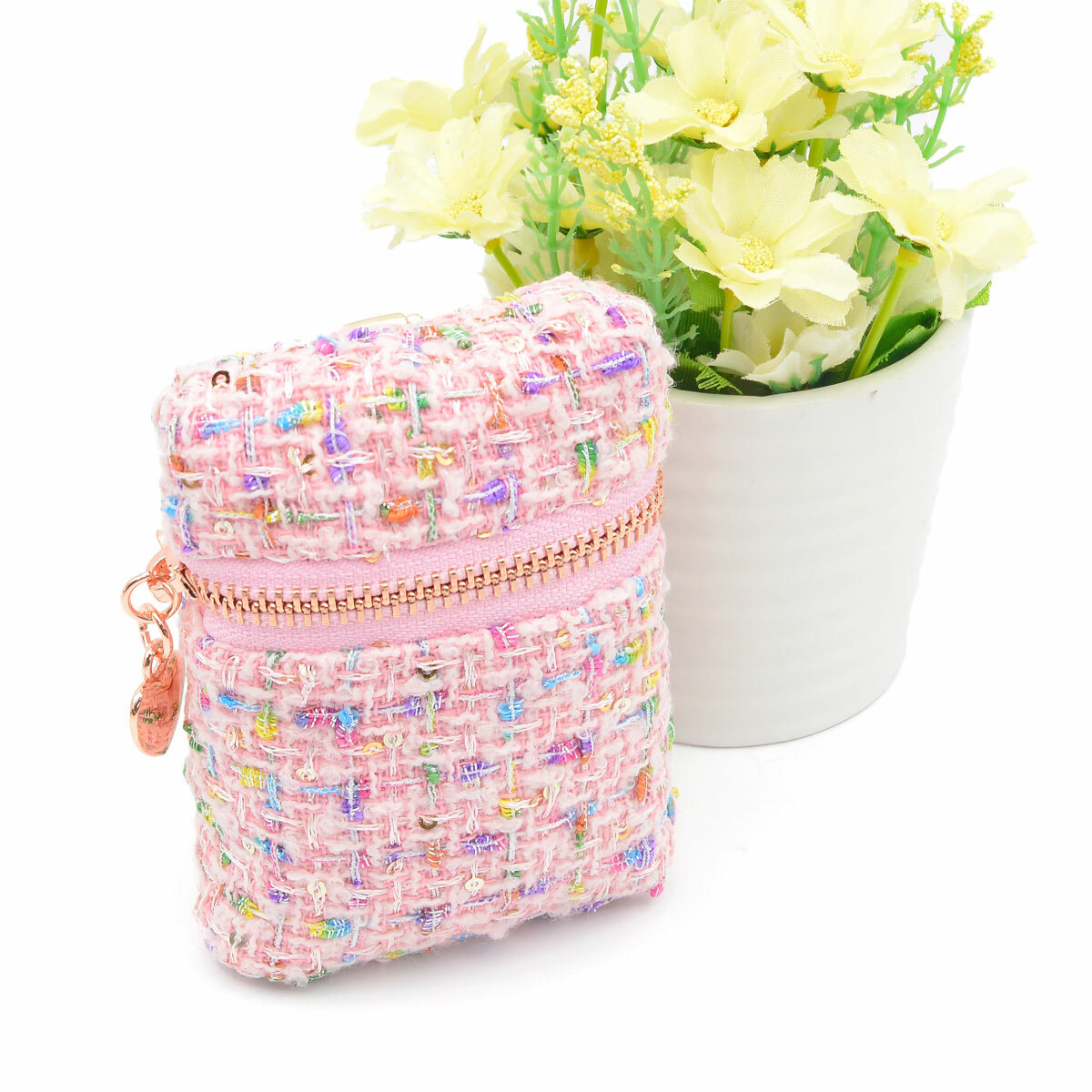 小香風毛尼布料(一尺)【贈迷你掀蓋收納包紙型】