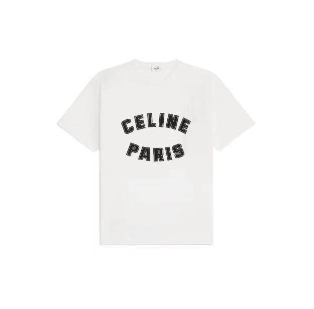 CELINE 白色logo T-T