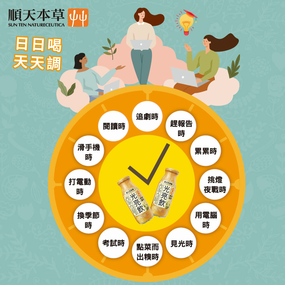 順天本草漢方特調,光亮飲