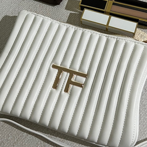Tom Ford - 奶油白化妝袋 clutch bag