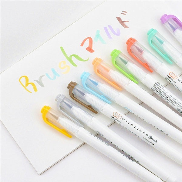 Zebra Mildliner 雙頭柔性螢光筆 WFT8 系列