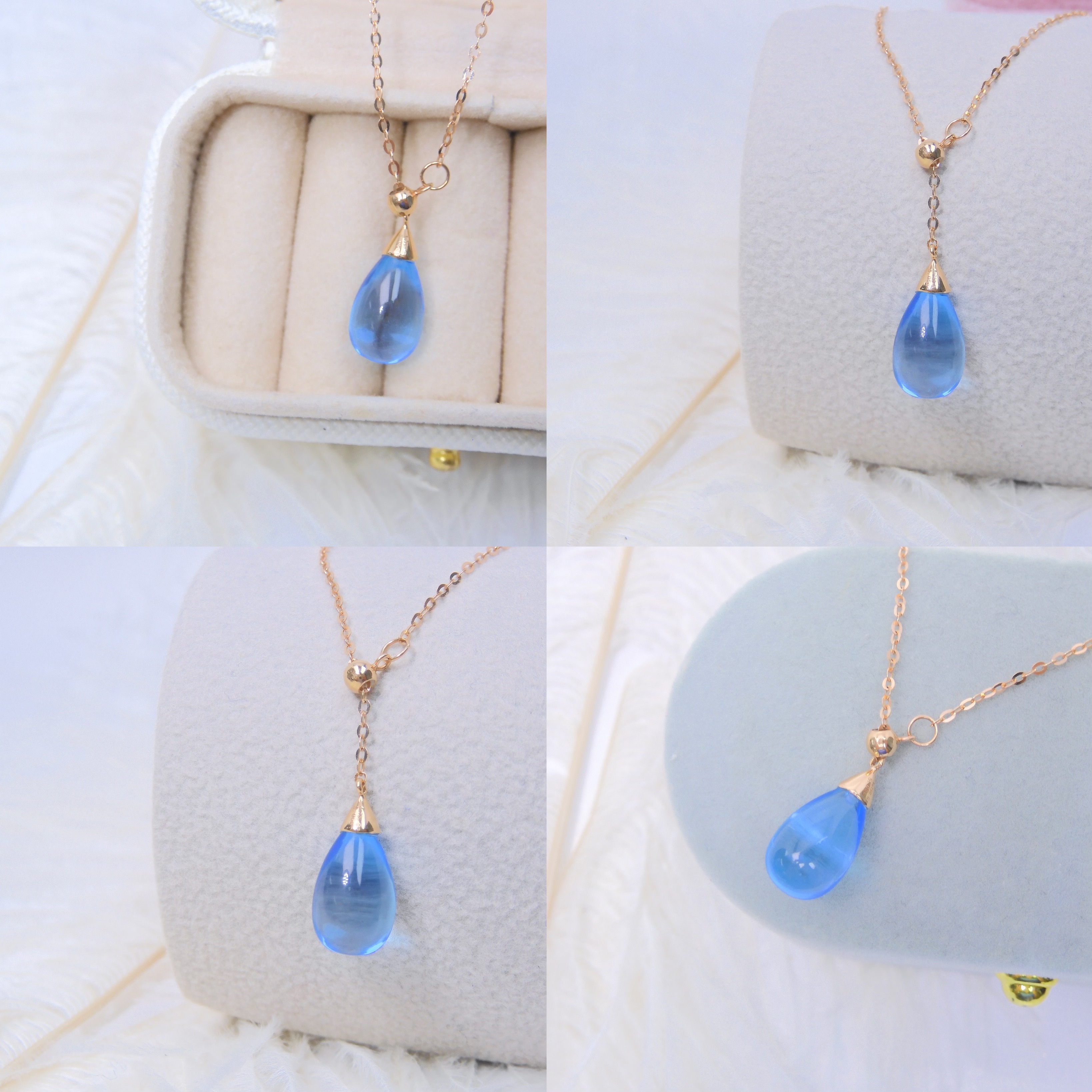 18K 金 5.06ct 托帕石項鍊 (多用款)