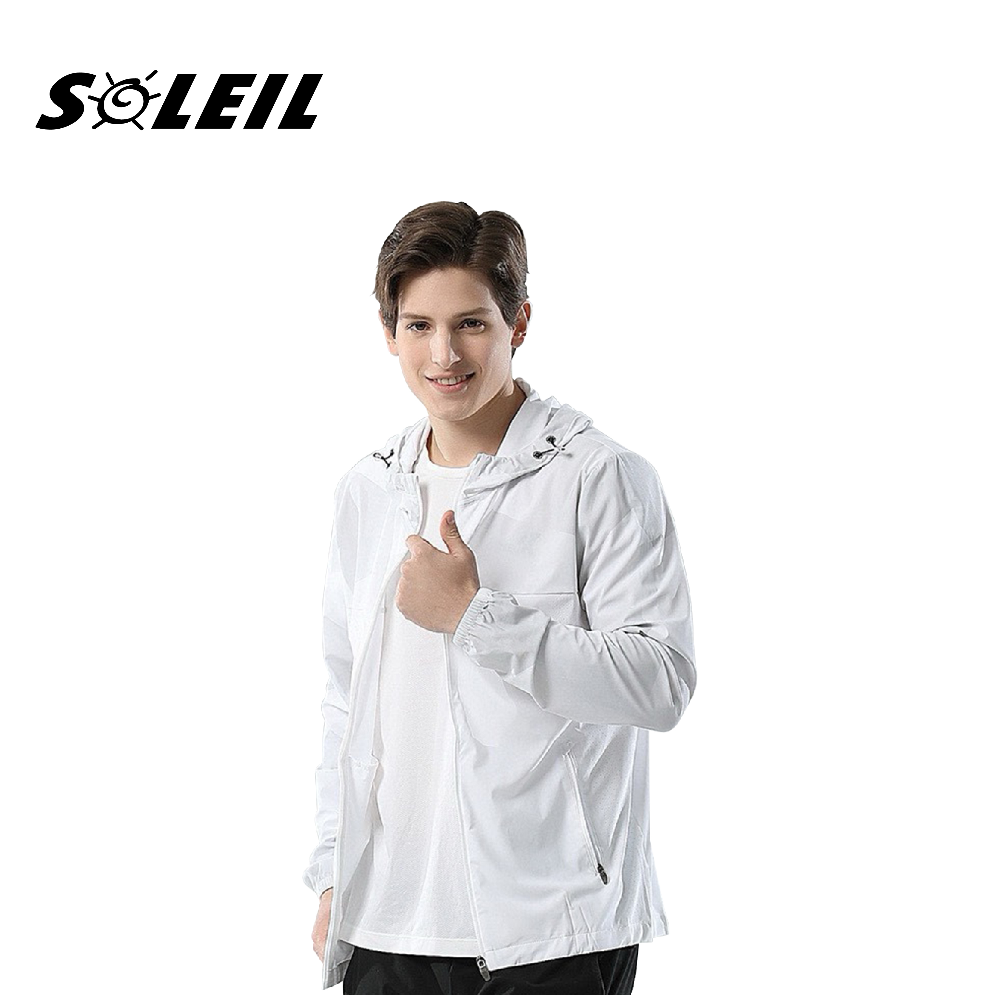 SOLEIL 冰感彈性防曬外套 男款 (3色)  防曬/透氣/快乾/柔軟舒適 14CSQ7209A