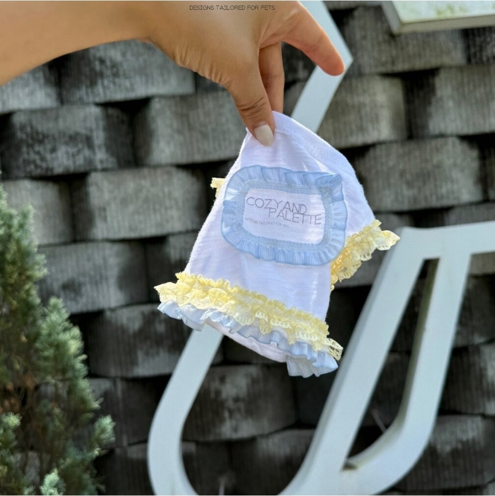 COZY-N 北鼻海洋花邊上衣