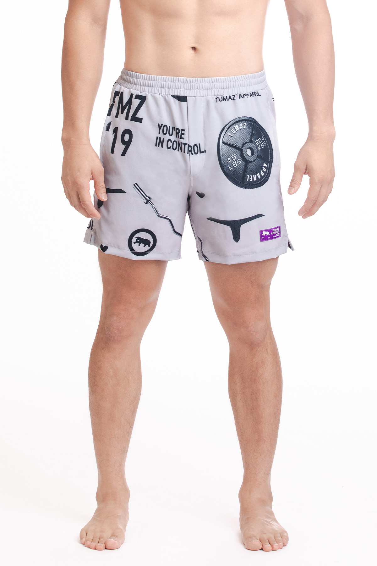 酷玩印花短褲(健身風暴)