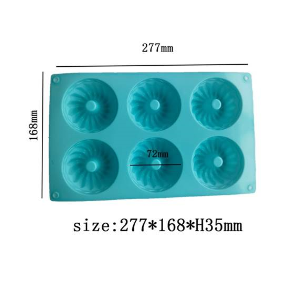 香皂模型 6連杯子蛋糕尺寸