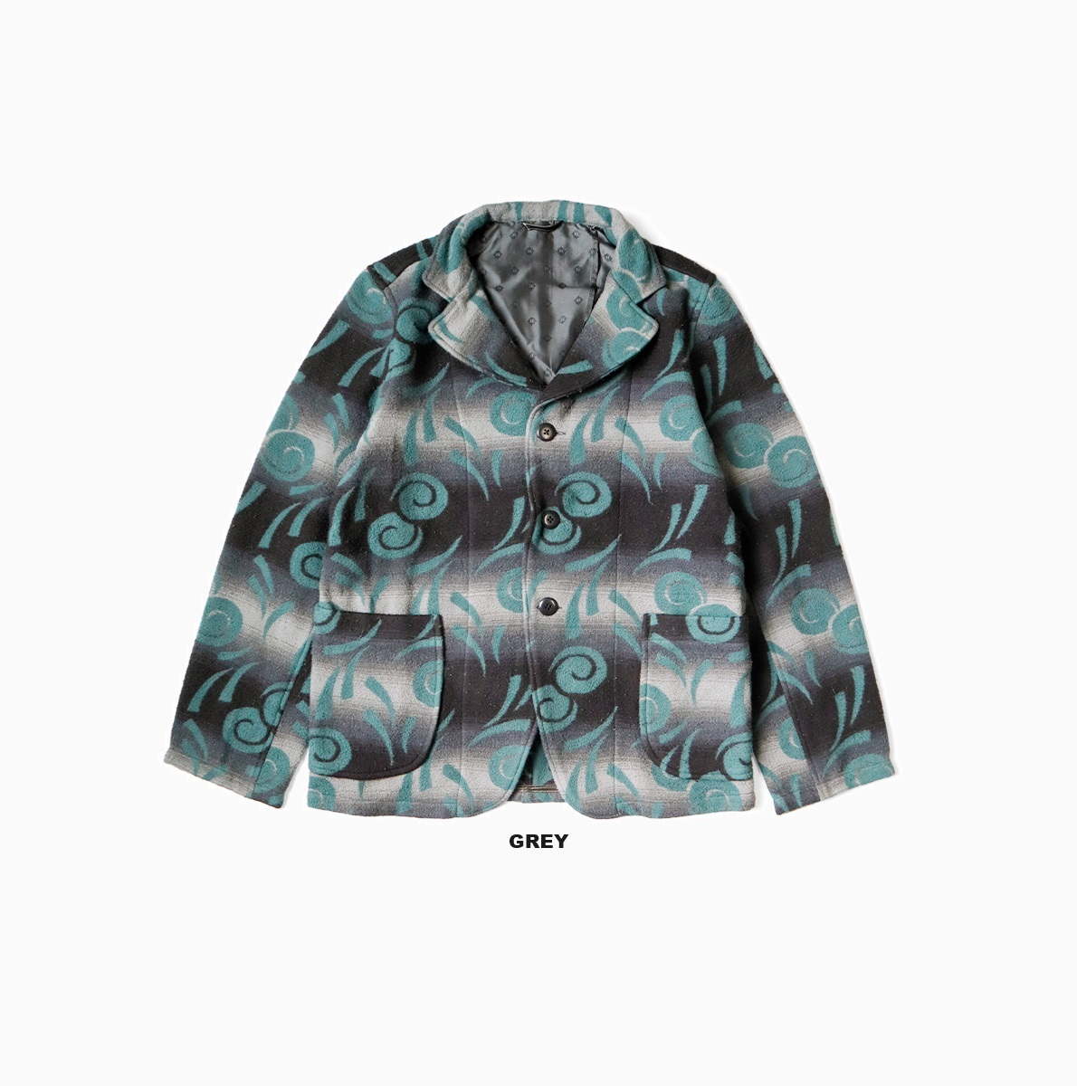 KAPITAL NAPPING COTTON PUEBLO VORTEX PATTERN HOSPITAL JACKET - PRE ORDER ITEM (預訂中)