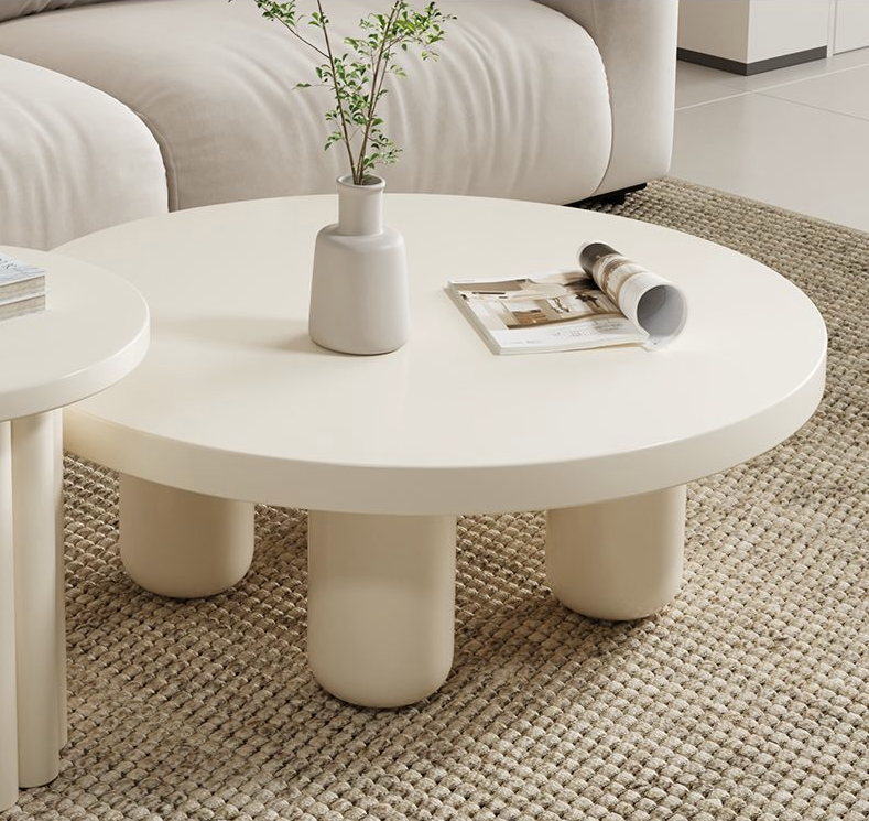 極簡奶茶風茶桌