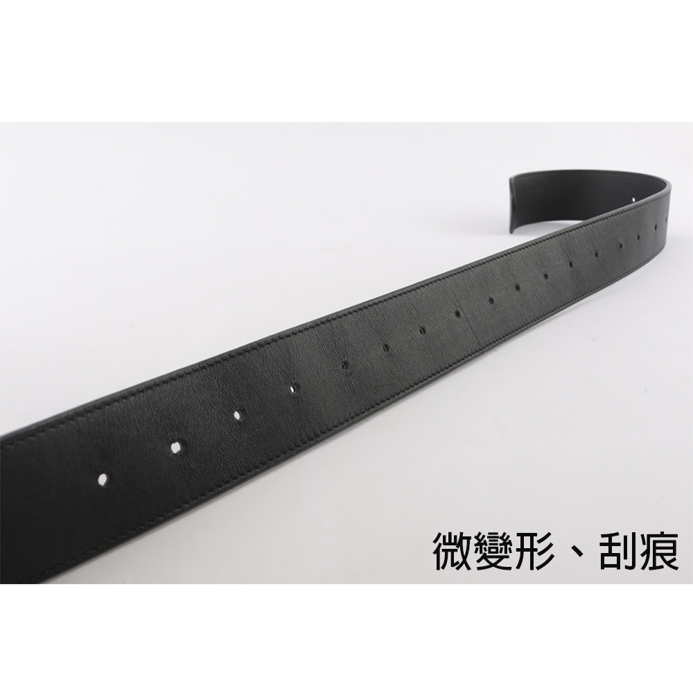 【GUCCI】大雙G霧金Logo牛皮4CM寬皮帶110cm(黑色) 400593 AP00T 1000