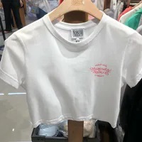 [S] MARITHE W AEROCOOL MELLOW CROP TEE,WHITE, MFG44UTS131-WHT (SMR114)