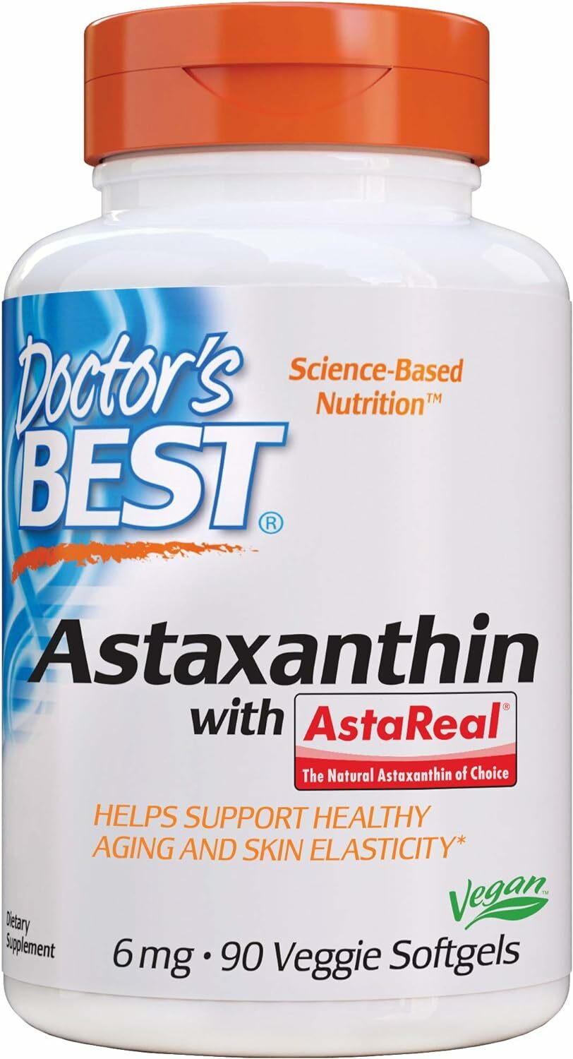 [預購] AstaReal® 蝦青素 6毫克 90粒軟膠囊 Doctor's Best Astaxanthin