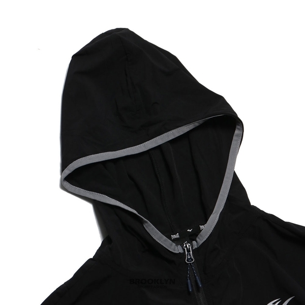 EVERLAST 外套 運動外套 黑色 涼感 抗UV 透氣 男 4125142020