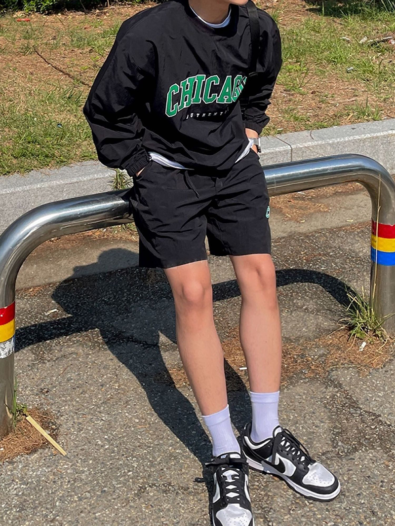 [現貨] (情侶)休閒字母短褲 [ 黑色 / Free ]