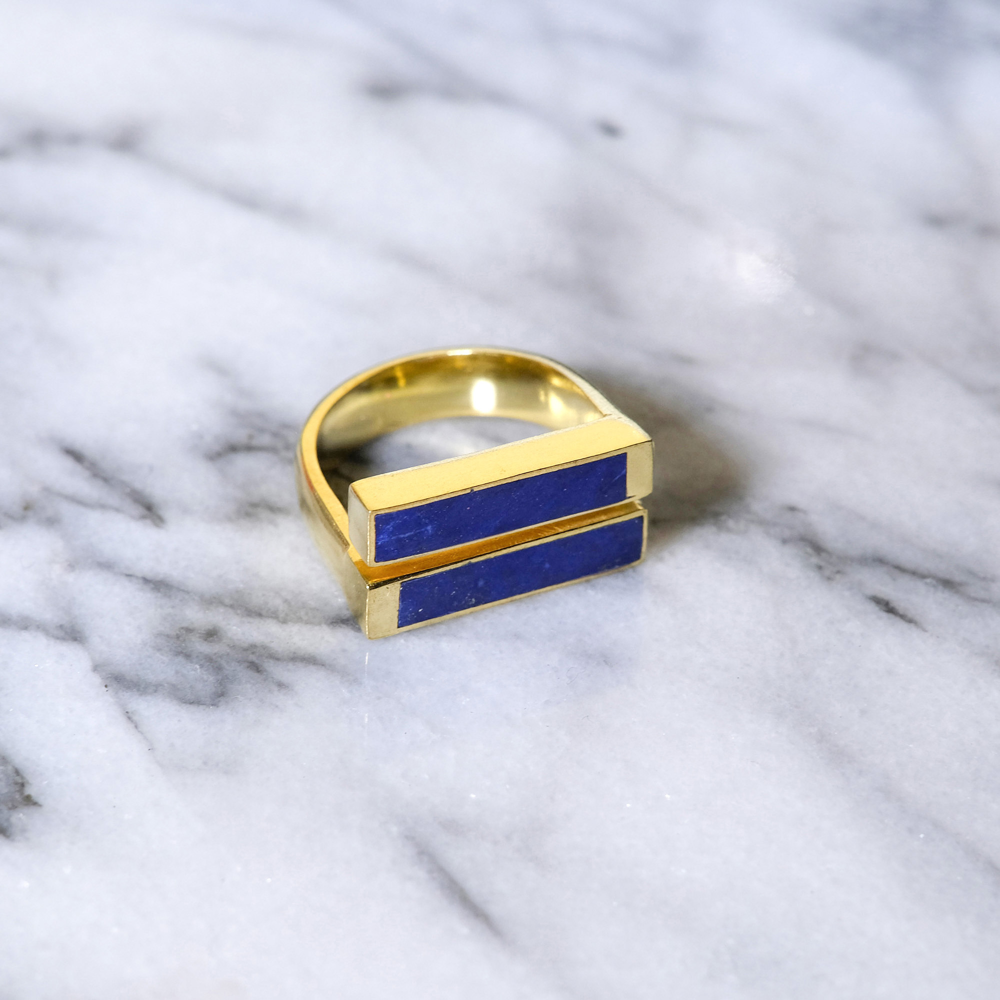 伊斯蘭金工｜Equality 青金石戒指｜阿富汗