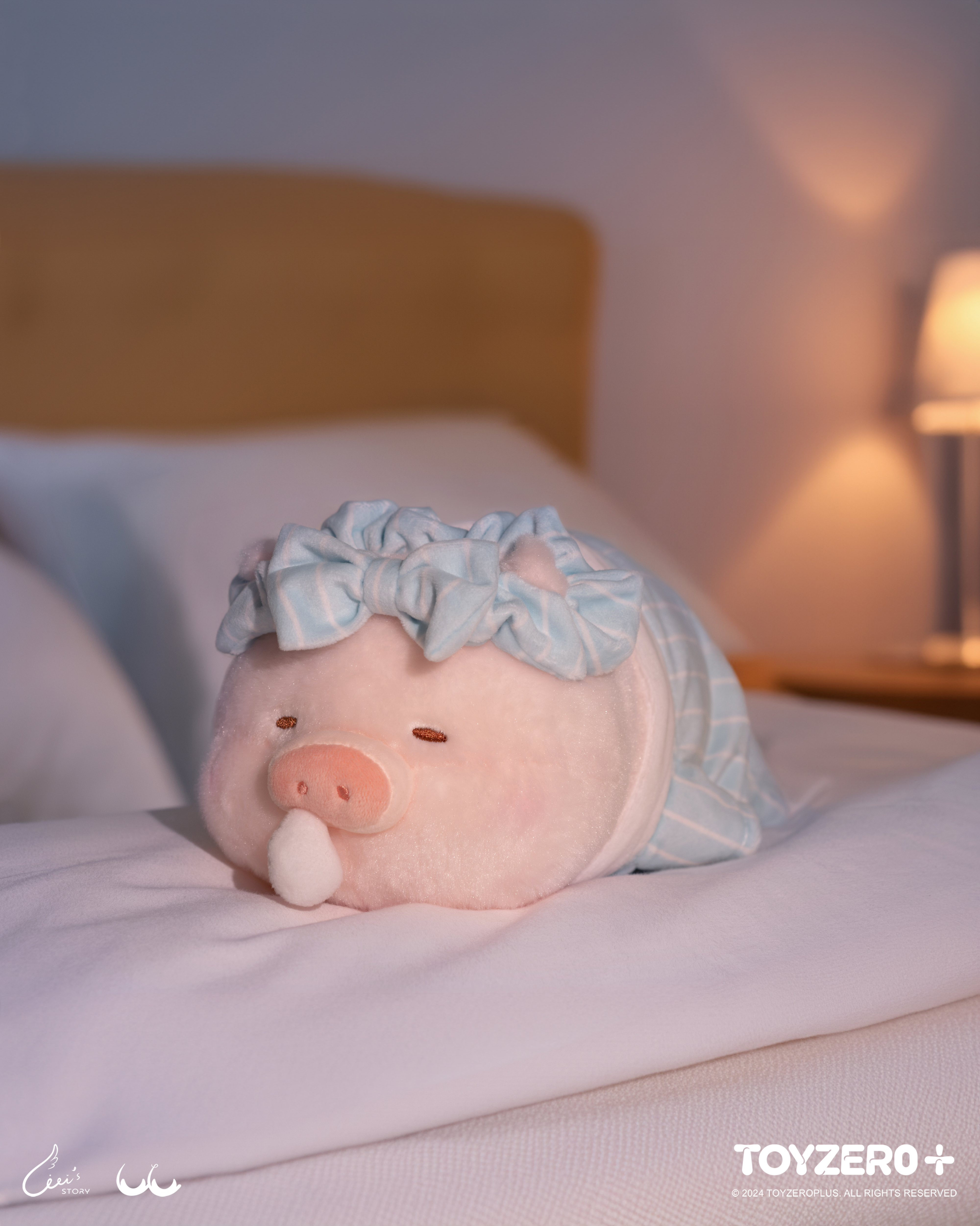 罐頭豬LuLu 甜睡系列 - 超熟睡Lu毛絨公仔