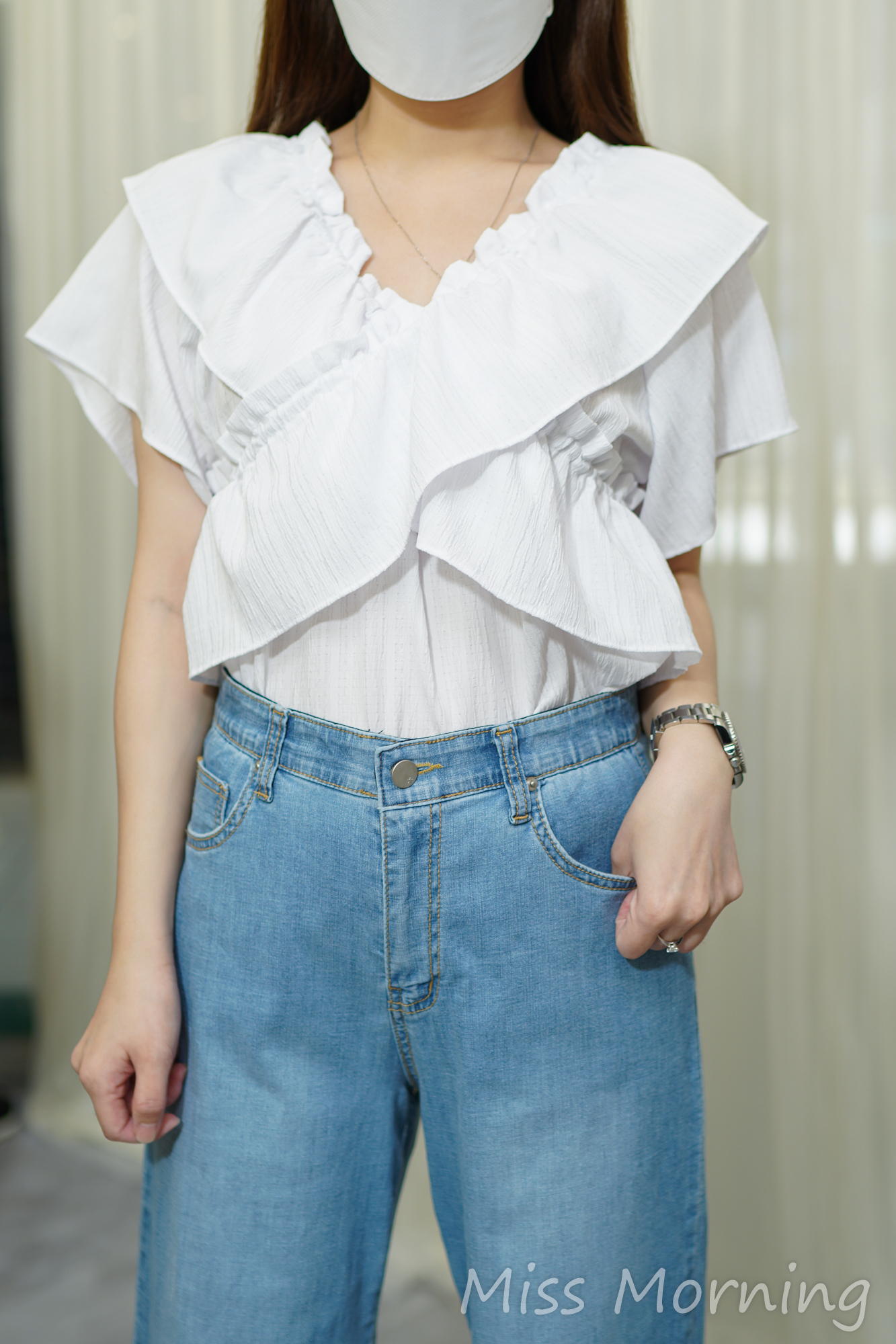 層次感顯瘦上衣(14048)