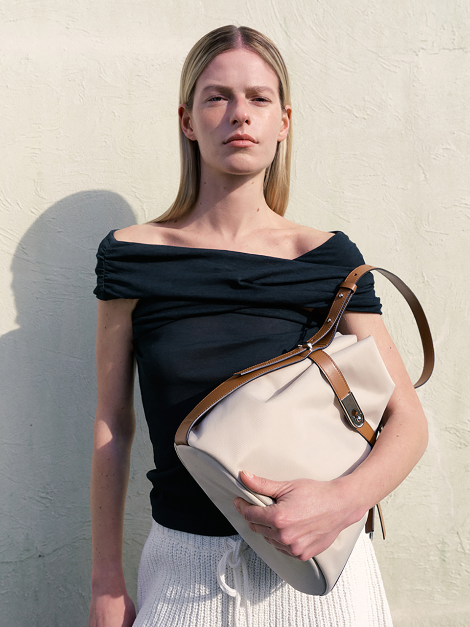 Joy Gryson Lane Bucket Bag Medium Nylon