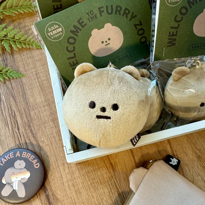 小黃間｜絨毛吊飾｜Shadow熊