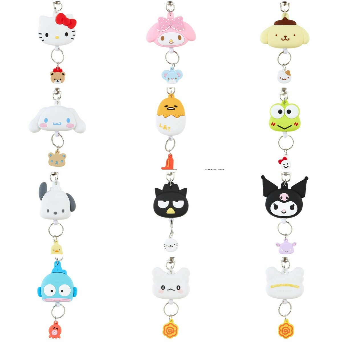 現貨┃日本 三麗鷗 美樂蒂 大耳狗 庫洛米 KITTY 帕恰狗 伸縮 鑰匙圈