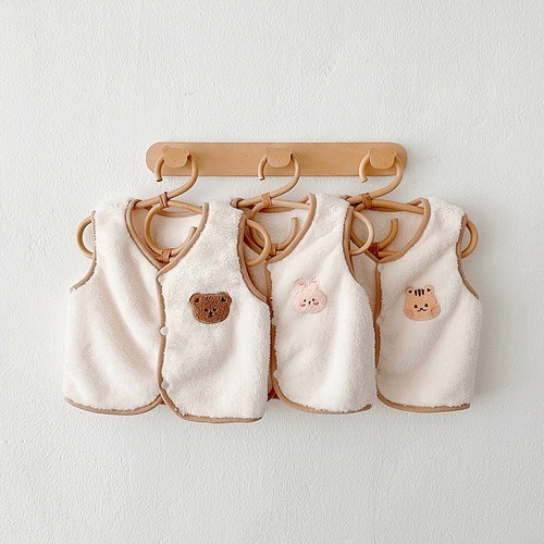 DOTFRIENDS暖氣系列-微纖維One point毛絨馬甲