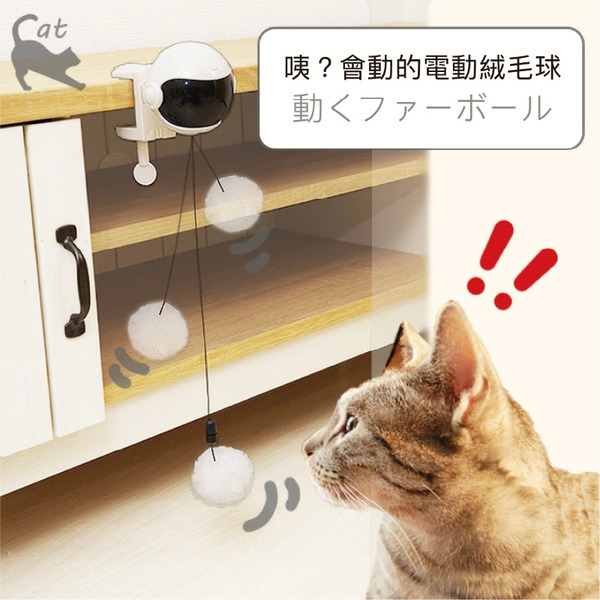 日本JPA 全自動 夾具式溜溜球 | 逗貓玩具