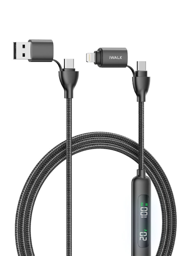 iWALK四合一數據充電線