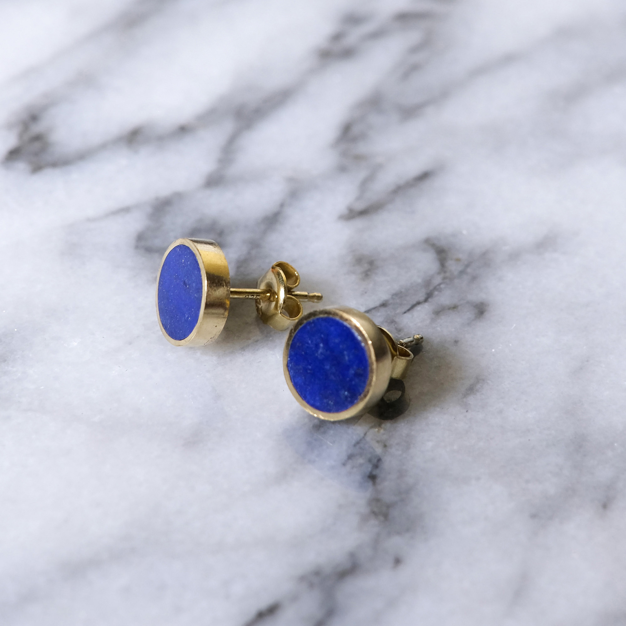 伊斯蘭金工｜Mah 青金石耳環｜阿富汗