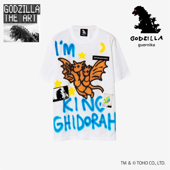 214604 Pbandai 預訂2024/9月 【guernika】Paint T shirt (King Ghidorah)
