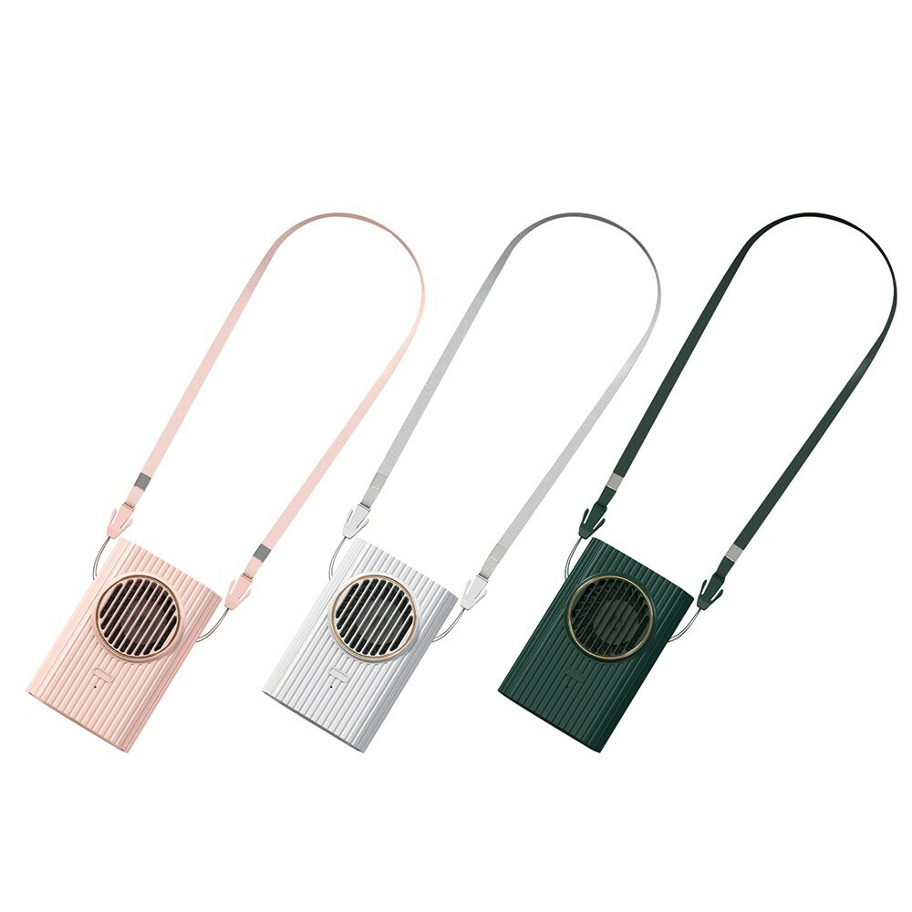 【KINYO 】UF-176 復刻3用輕巧掛脖扇 三色