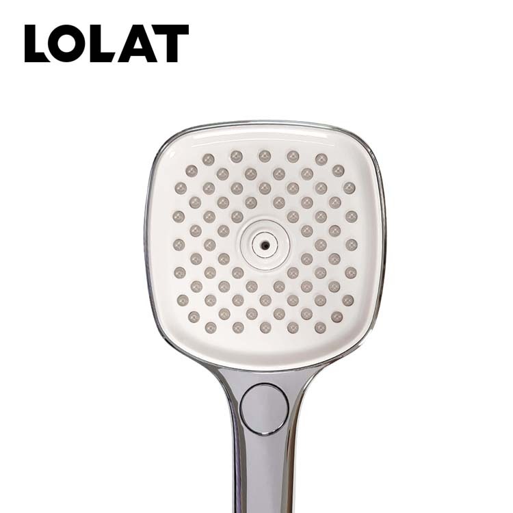 LOLAT三段式大面板按摩蓮蓬頭-方頭HS340CP
