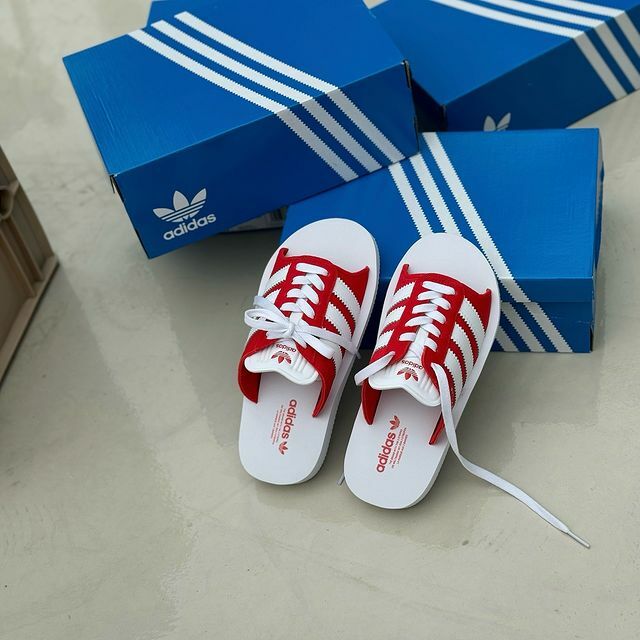 ADIDAS GAZELLE BEACH SLIDES 海灘拖 拖鞋 麂皮 男女鞋 白 JQ7420 奶茶 JQ7422 紅 JQ7424 藍 JQ7425 綠 JQ7426 / 預購