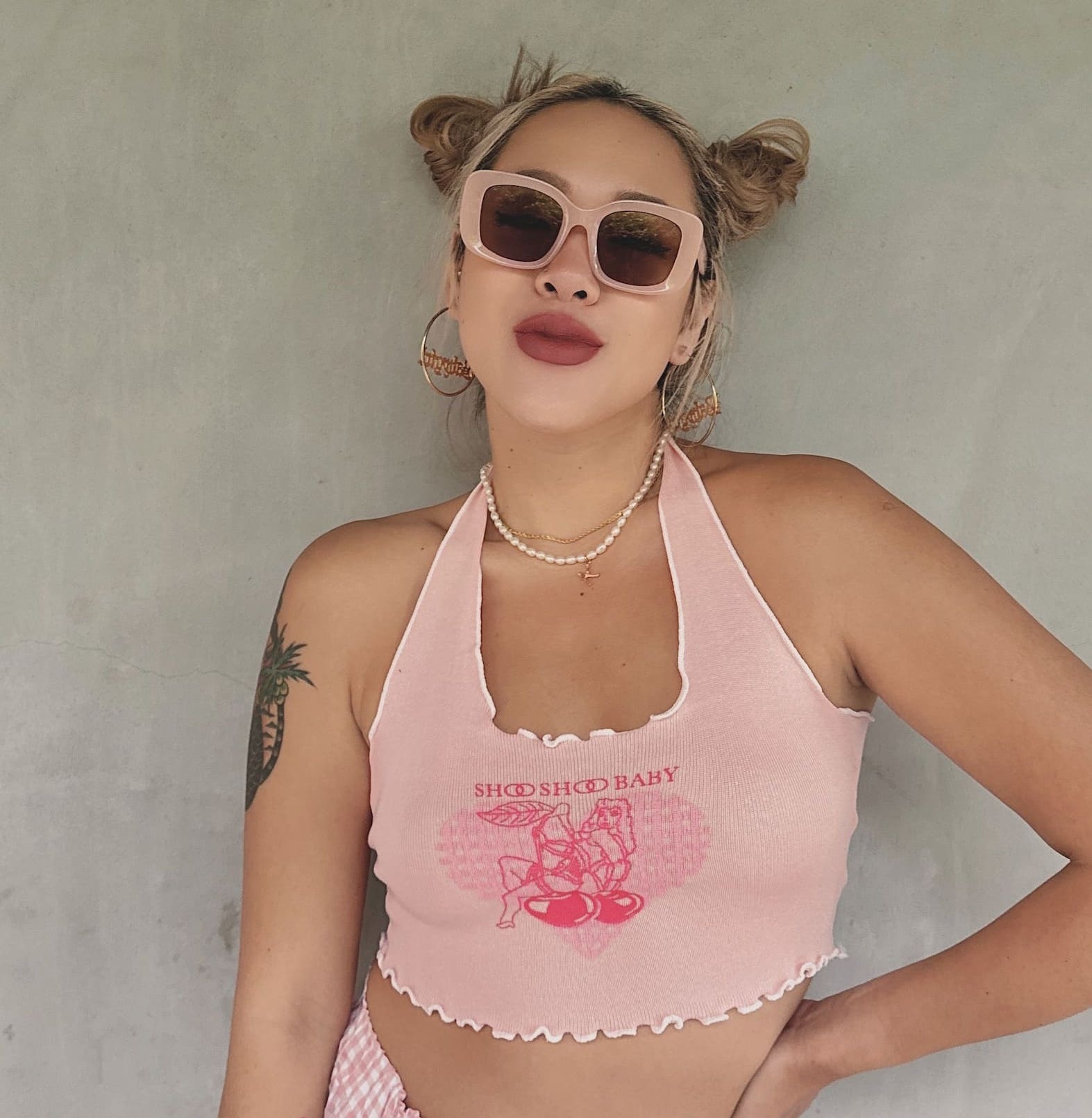 90’s櫻桃辣妹繞脖背心(2色)