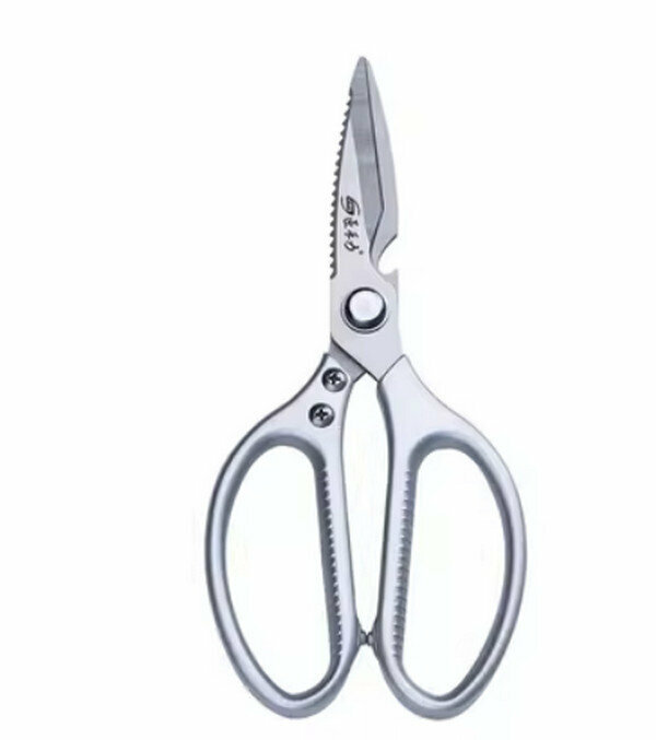 Hot recommended multifunctional stainless steel K39 silver powerful kitchen scissors