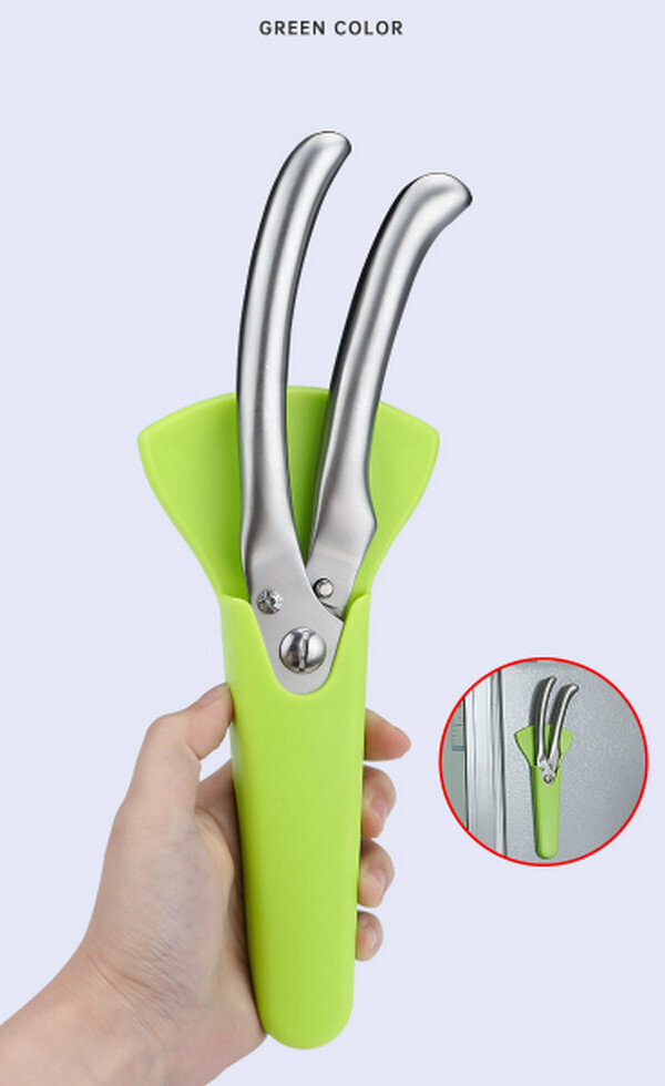 Hot Push Chicken Bone Scissors-All Steel K3 (Pack of Two)
