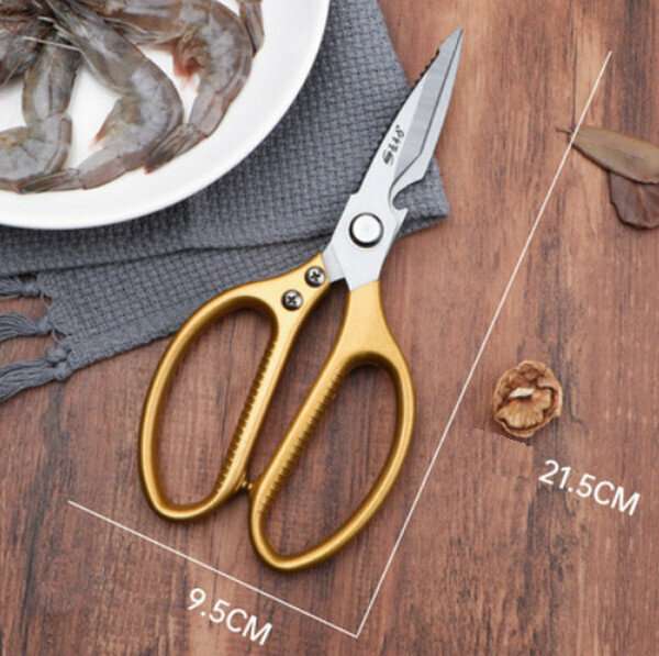 Hot push special multi-functional scissors - fifth generation K39 gold