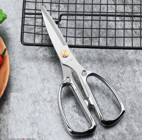 Hot push all stainless steel scissors--k26 silver