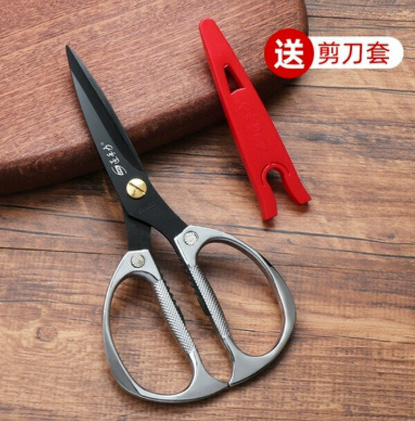 Hot push all stainless steel scissors-upgraded k82 silver/black rust-proof model