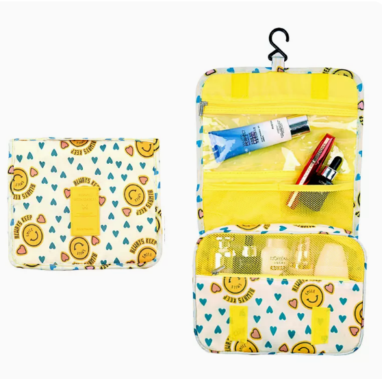Hot recommended large-capacity supplies storage bag (yellow smiley face)
