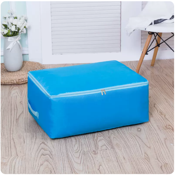 Popular Oxford cloth quilt storage bag (blue) (extra large (60*50*25))